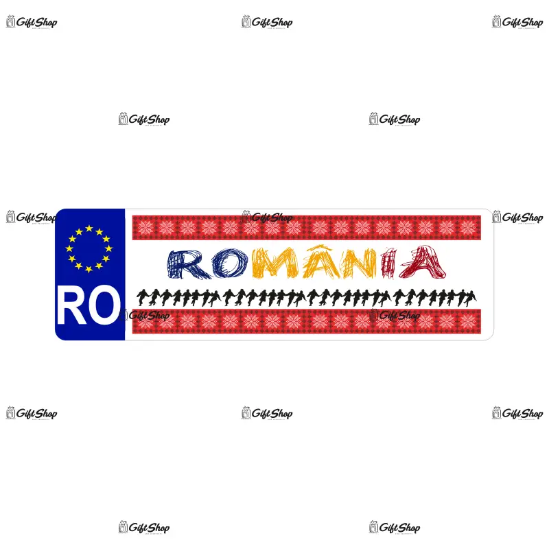 Romania model 6, indicator masina, dimensiune 500x100 mm